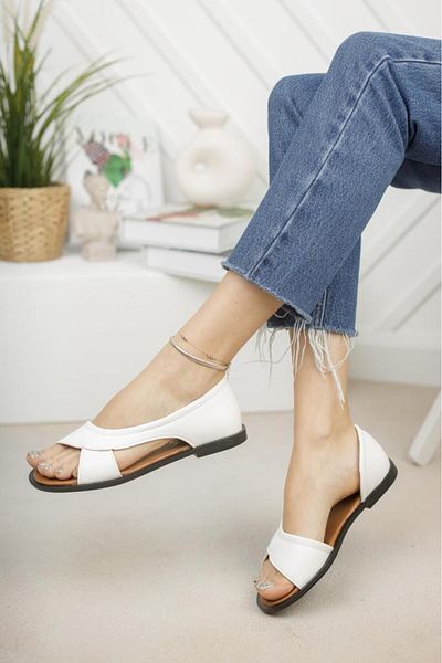 Moda Frato Modafrato Pwr Open Sandale Damă Pantofi Vară Balerini
