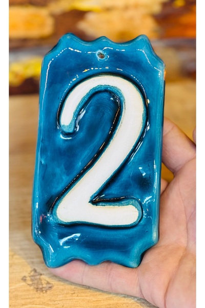 ATÖLYE SAİT Door Number Ceramic