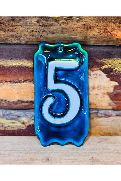 ATÖLYE SAİT Door Number Ceramic