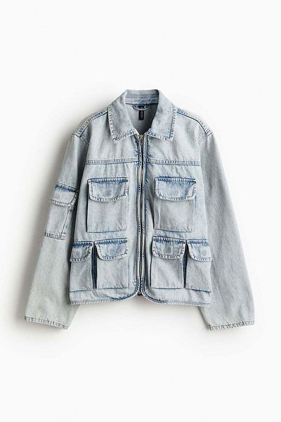 H&M Denim utility jacket