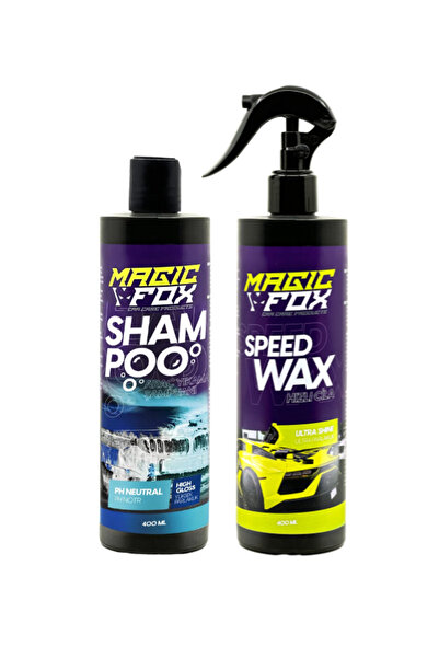 Magicfox Araç Kaporta Bakım Seti Hızlı Cila ve Ph Nötür şampuan