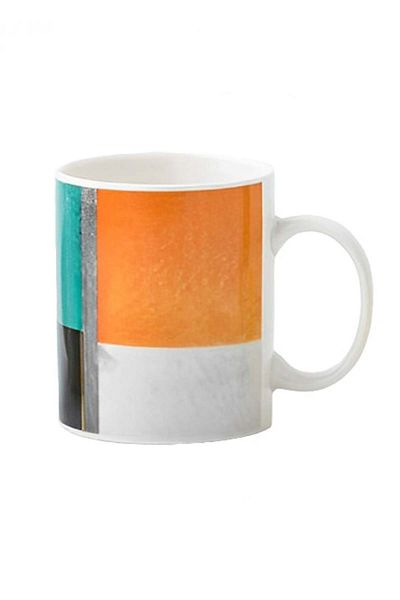 Miniso Classic Rectangular Ceramic Mug - 340ml