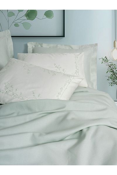 Cotton Box Serenity Bamboo Double Pique Set Brisa Mint
