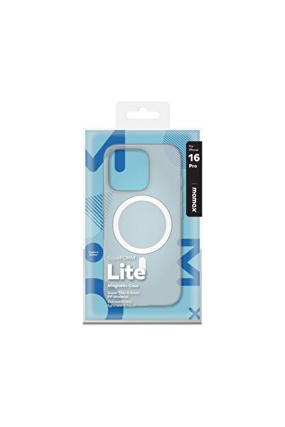 Momax Lite CaseForm Magnetic Case iPhone 16 Pro (Transparent White)