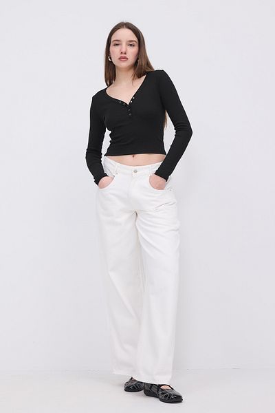 Addax Modal T-Shirt with Snap Collar B13847