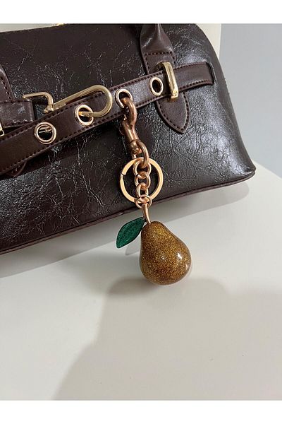 Mia Collection Αξεσουάρ τσάντας Charm με φιγούρα αχλαδιού