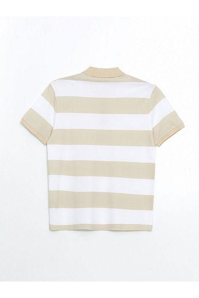 LC Waikiki Ανδρικό μπλουζάκι LCWAIKIKI Classic Polo με κοντό μανίκι ριγέ πικέ