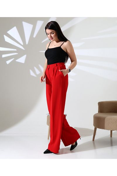 COCOCİX Wide Leg Model Fabric Trousers