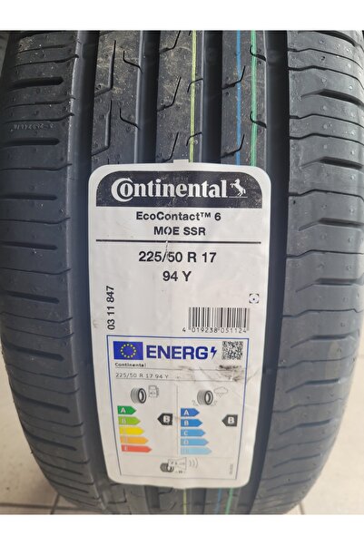 Continental 225/50R17 Eco Contact6 MOE SSR 94Y Run Flat Özellikli Set Olarak ...