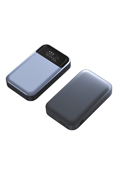 Nettech Nt-pw36 Pd 30w 33w 15w 10000 Mah Taşınabilir Hızlı Şarj Aleti Powerbank - Gri