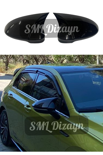 SML Dizayn Volkswagen Golf 8 Yarasa Ayna Kapağı Batman Ayna Kapağı 2021-2024 ...