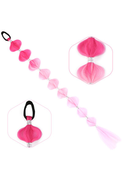 BilfolD ذيل حصان مرن مع إكسسوارات مضفرة / ACM10