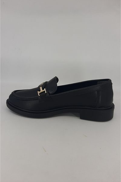 trender Pantofi de damă din piele neagră 69-707