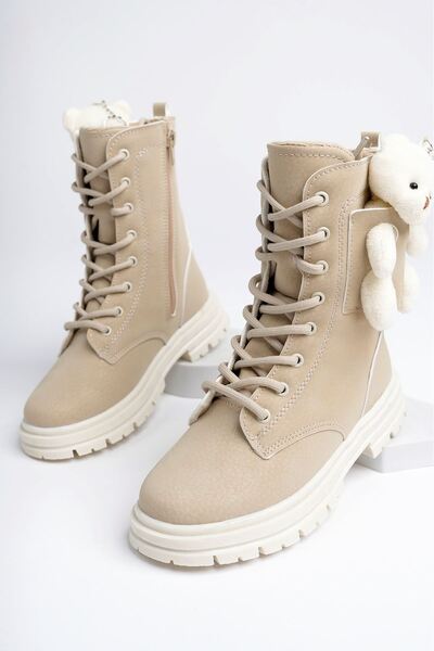 Jomoti Ayıcıklı Krem Çocuk Bot