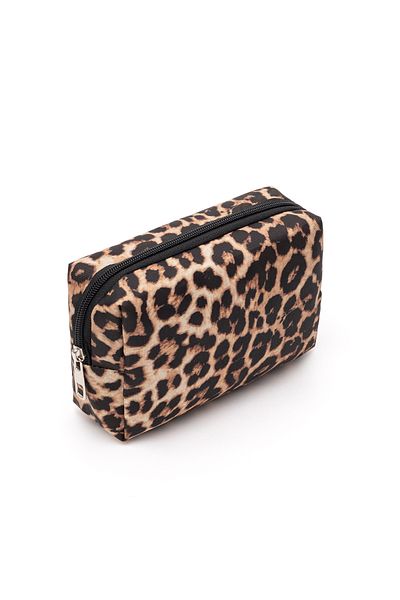 NS reliable Chicclutch Daily Makeup Bag - Κομψή και συμπαγής σχεδίαση - Λεοπάρ μοτίβο
