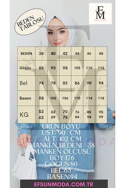 EFSUN MODA Skirted Patterned Detailled Tesstur Set