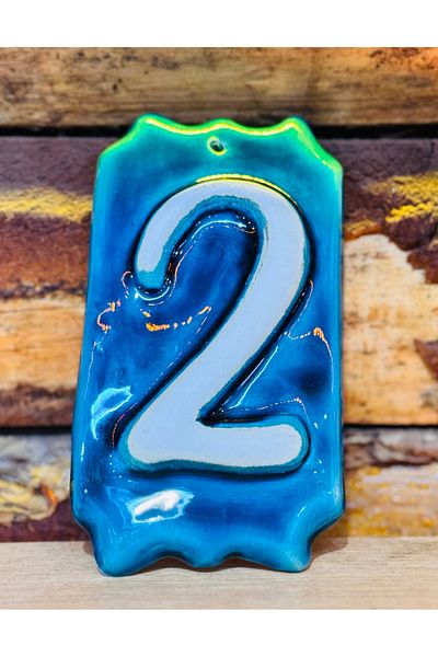 ATÖLYE SAİT Door Number Ceramic