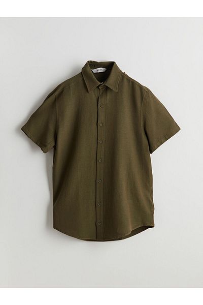 LC Waikiki Regular Fit Short Sleeve Men's Shirt
