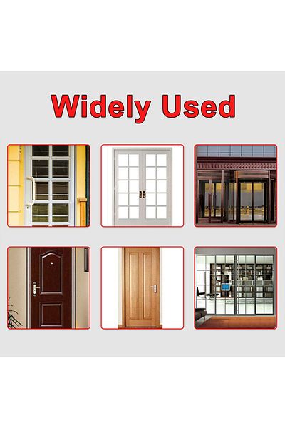 fulina Door Seal Strip Door Draft Stopper,Self Adhesive Door Stripping,for Blocking Bugs,Dust,0.91 m/pc