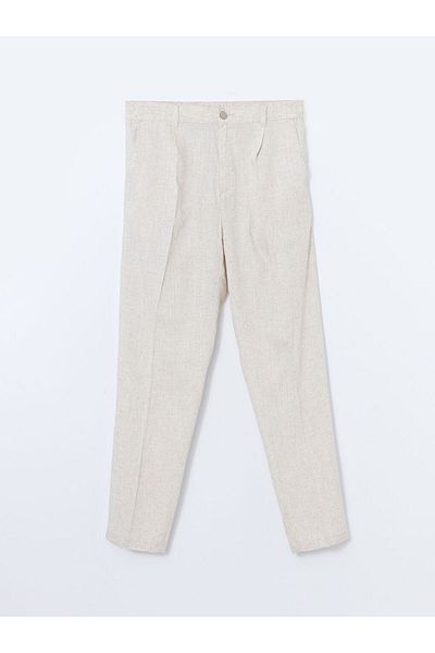 LC Waikiki Ανδρικό πλισέ παντελόνι Chino Standard Mold