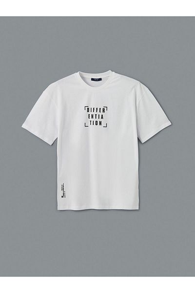 LC Waikiki LCW ECO Rundhalsausschnitt Kurzarm bedrucktes gekämmtes Herren-T-Shirt