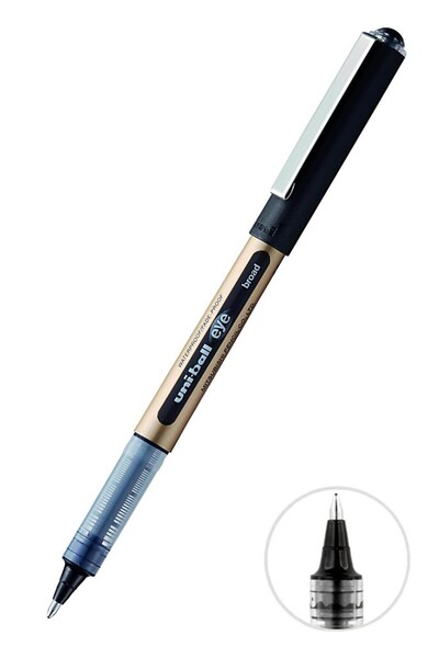 UNİ-BALL Pilot Kalem 1 Adet Uniball Eye Broad 1.0 mm Roller Pilot Kalem Ub-15...
