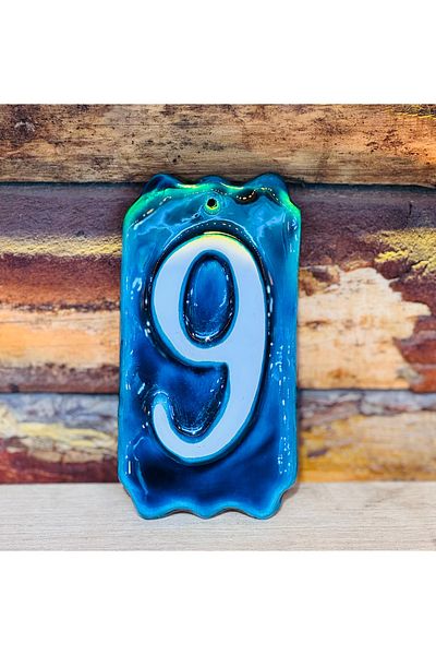 ATÖLYE SAİT Ceramic Door Number with Hanger