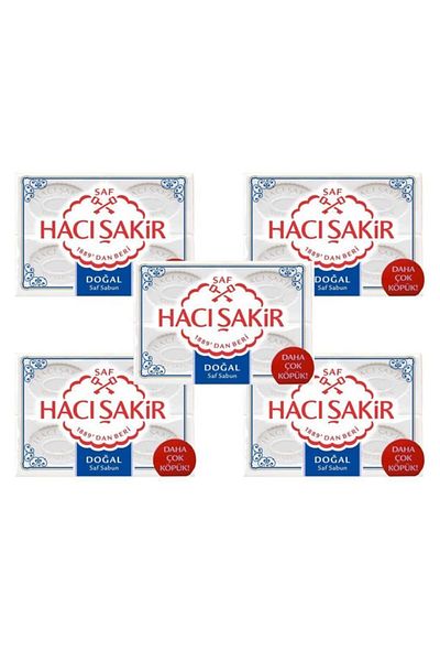 Hacı Şakir 4 Pack Molded Soap 600Gr., 5 Pieces