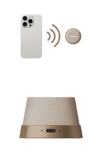 Genel Markalar 1-Vibe Go Magnetic Wireless Taşınabilir Gerçek Kablosuz Hoparlör (Desert Titanium)