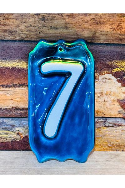 ATÖLYE SAİT Ceramic Door Number with Hanger