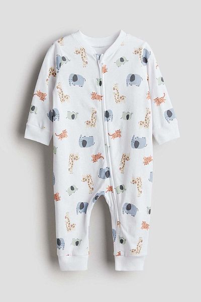 H&M Patterned sleepsuit