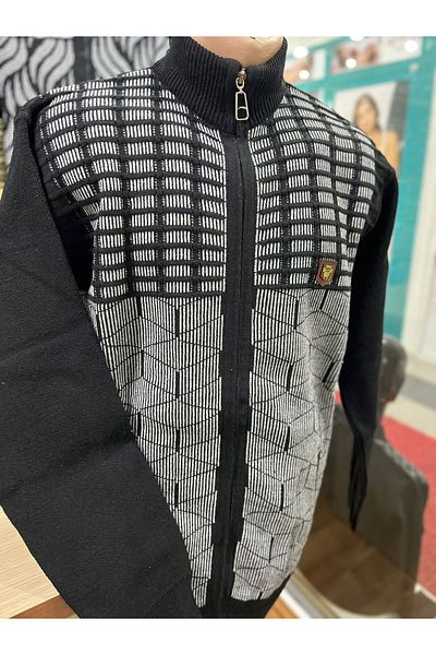 TCR Men's Knitwear Zippered Pocket Cardigan