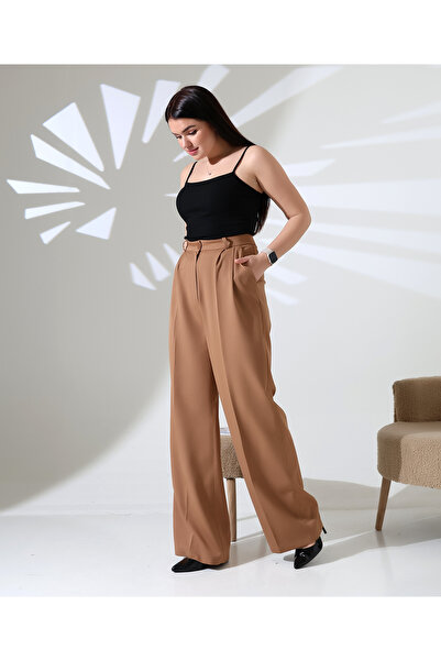 COCOCİX Bol Paça Model Kumas Pantolon