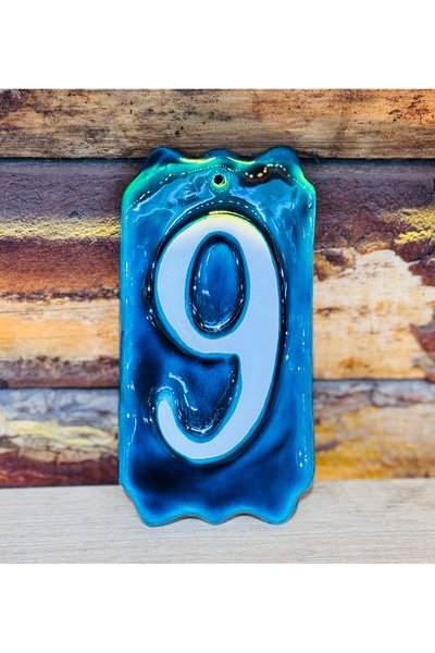 ATÖLYE SAİT Ceramic Door Number with Hanger