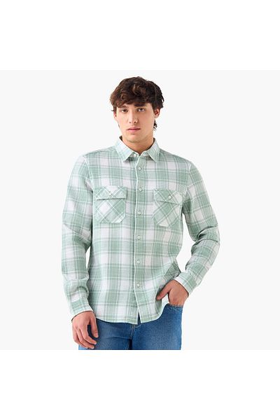 Lee Cooper Lee Cooper Checked Shirt with Pockets