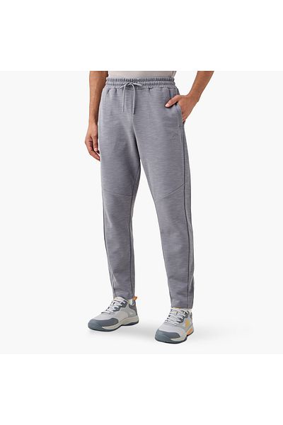 Kappa Embroidered Joggers with Drawstring Closure and Pockets