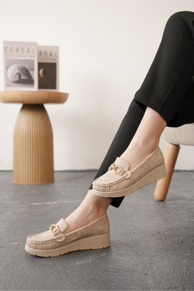 lavishoes L302 Günlük Ortopedik Klasik Loafer Kadın Ayakkabı