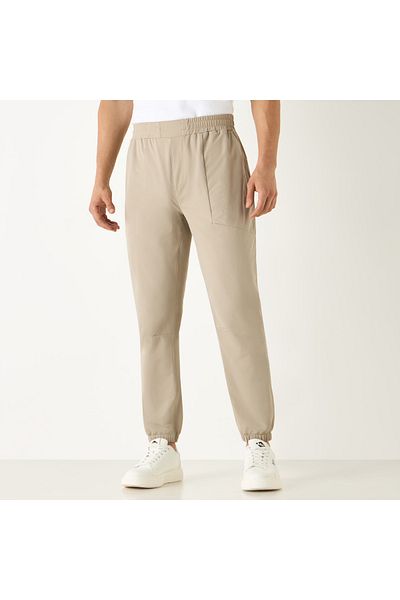Adot Panelled Joggers With Zippered Pockets