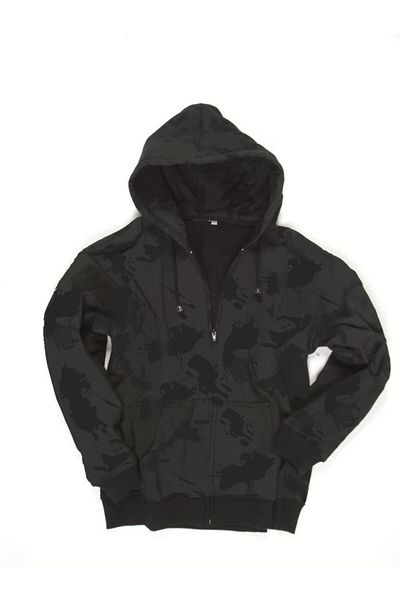 Sturm Black Kamo Hooded Fleece