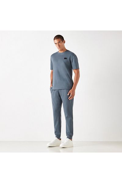 Emperor Applique Detail Joggers with Drawstring Closure