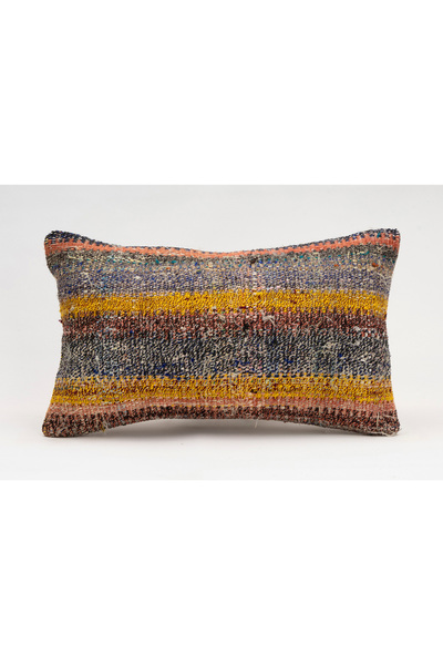 Kilim Whole Sale غطاء وسادة مصنوع يدوياً من الكليم والصوف، 30x50 سم