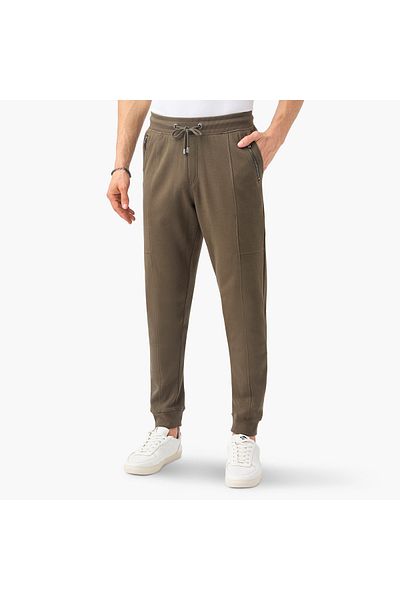 Iconic بنطال رياضي ضيق بقصّة Slim Fit مع رباط إغلاق وجيوب