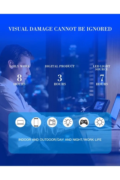 anyway Ofis Bilgisayar Mavi Işık Engelleme Gözlük Unisex Anti Mavi Işık Filtre Gözlük