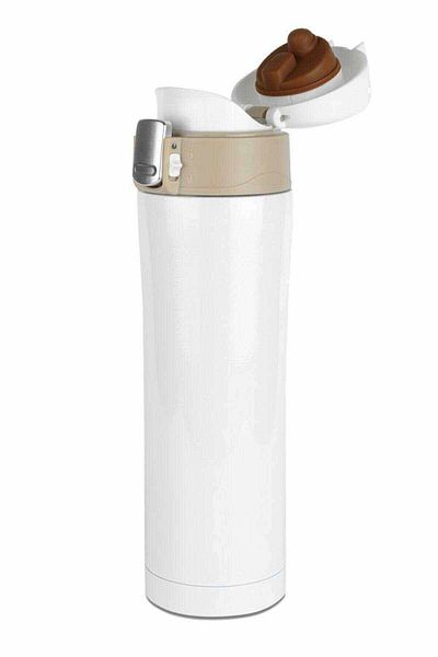 FLYON 450ml Double Layer and Lock Steel Thermos Cup - Leakproof Flask -666