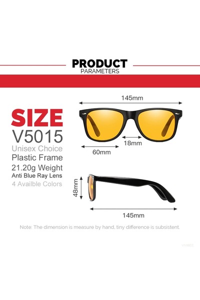 anyway Ofis Bilgisayar Mavi Işık Engelleme Gözlük Unisex Anti Mavi Işık Filtre Gözlük