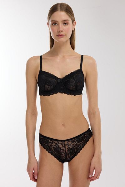 AYYILDIZ 3663 Set sutien negru