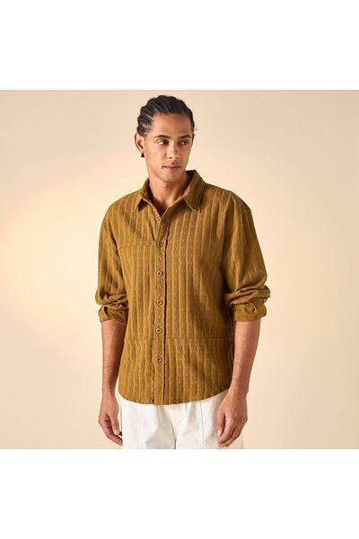 Lee Cooper Relaxed Fit Shirt with Long Sleeves