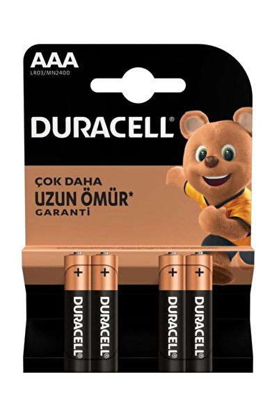 Duracell Pil Aaa İnce 4 Lü
