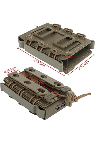 BORA TAKTİK Özel harekat Hızlı 5.56 36kb Cebi Plastik Fast Mag Pouch ,Savaşçı kemeri Cepleri 12-20-36 KB 5.56