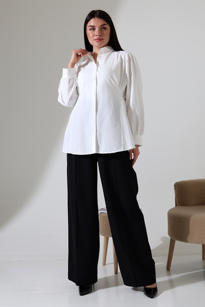 ensade Cămașă țesătă cu dantelă laterală